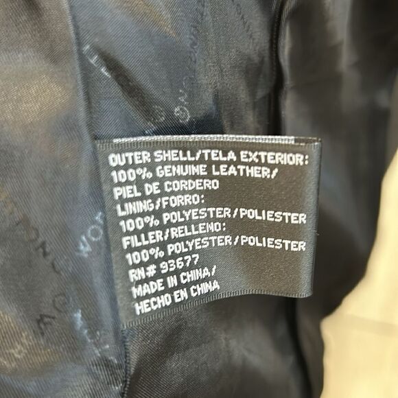 Worthington genuine leather lined jacket coat - Picture 5 of 6